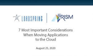 7 most important considerations ARES PRISIM webinar